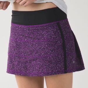 Lululemon Pace Rival Skort Purple Womens 10 Golf Tennis Pickleball Skirt Hiking